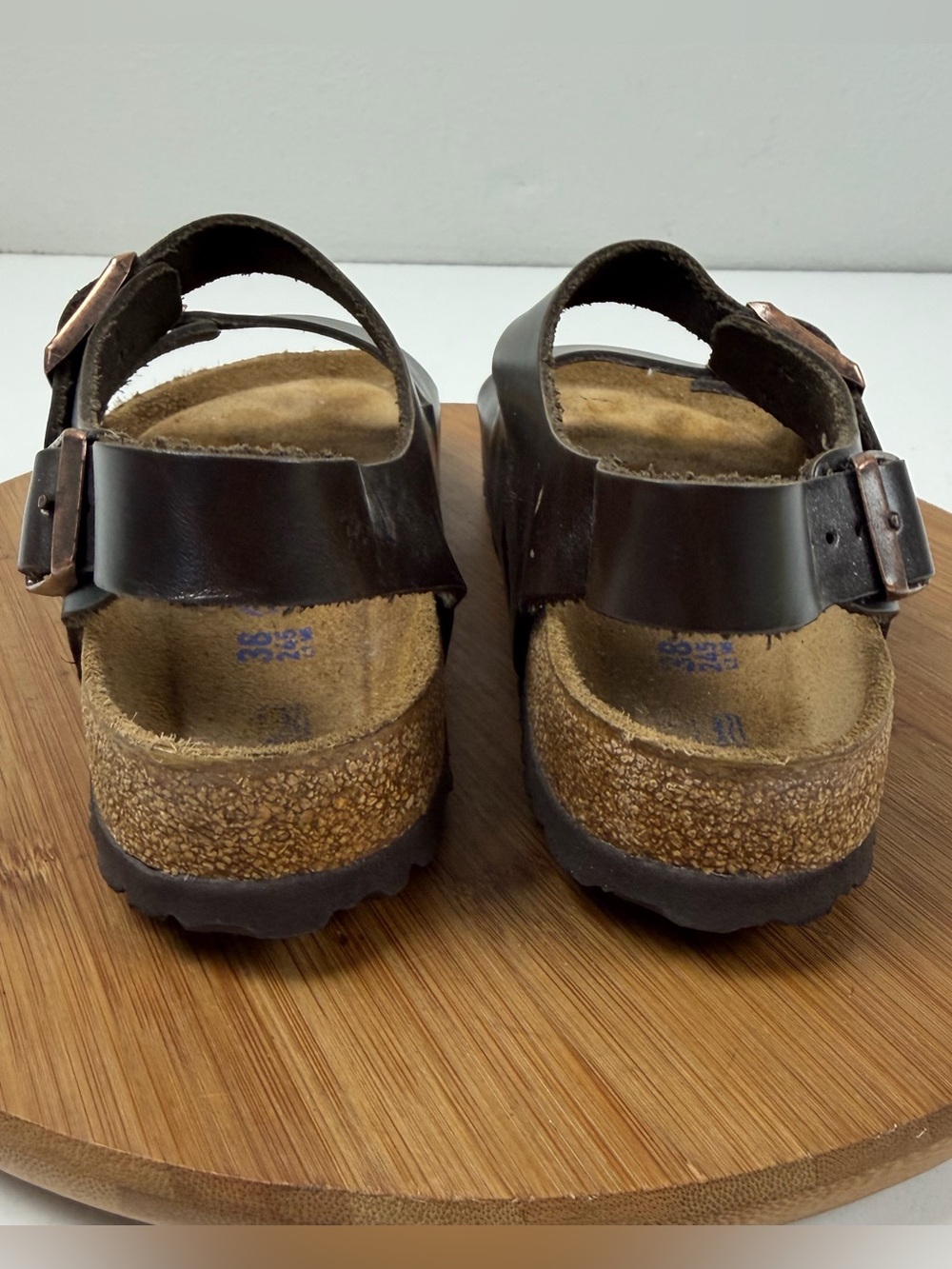 Birkenstock Milano Habana oiled Leather Sandals - Picture 4 of 9